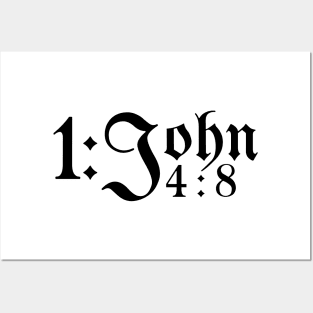 1 John 4:8 Posters and Art